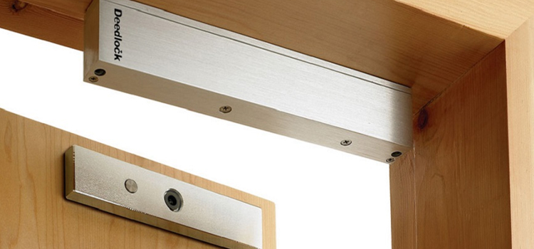 Magnetic lock installation Midway City